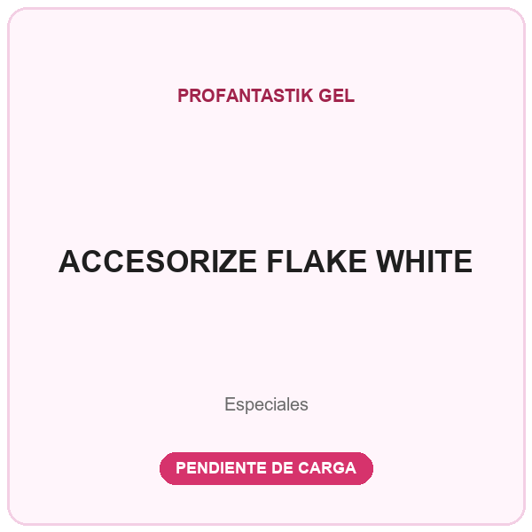ACCESORIZE FLAKE WHITE