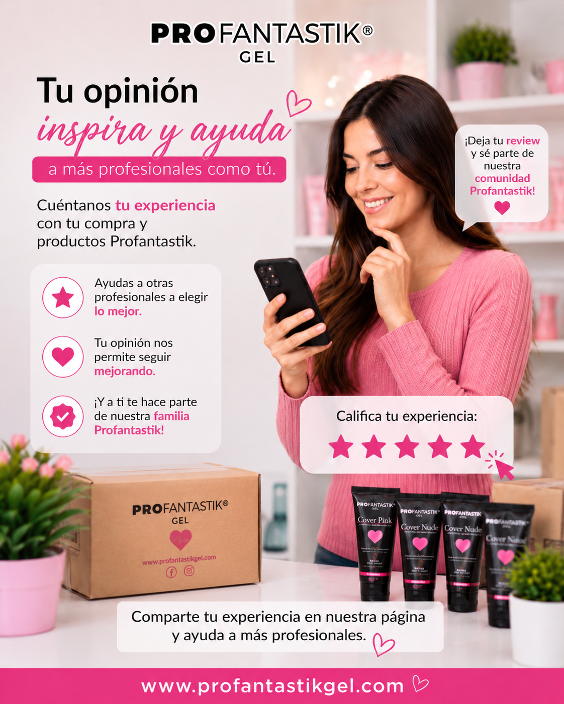Tu opinión inspira y ayuda