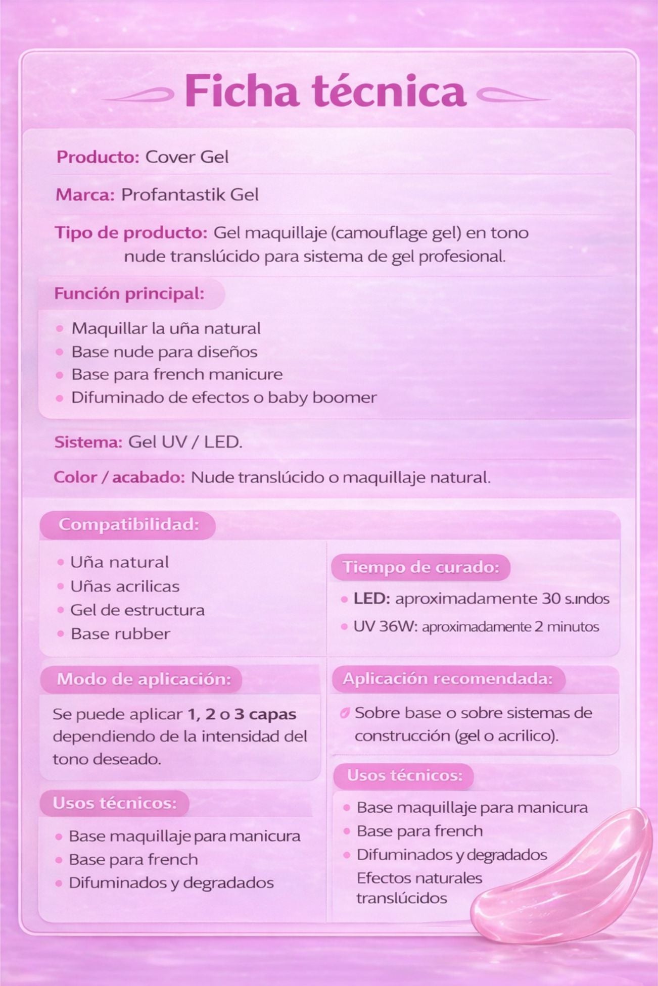 COVER GEL