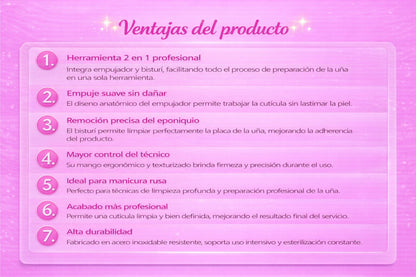 EMPUJADOR ROSA 2 EN 1