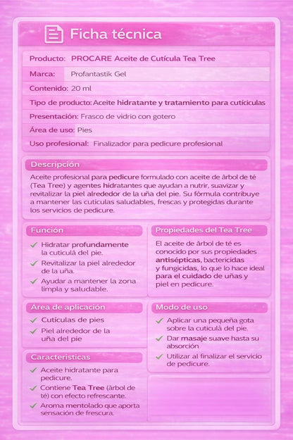 PROCARE ACEITE PIES