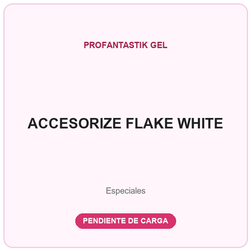 ACCESORIZE FLAKE WHITE