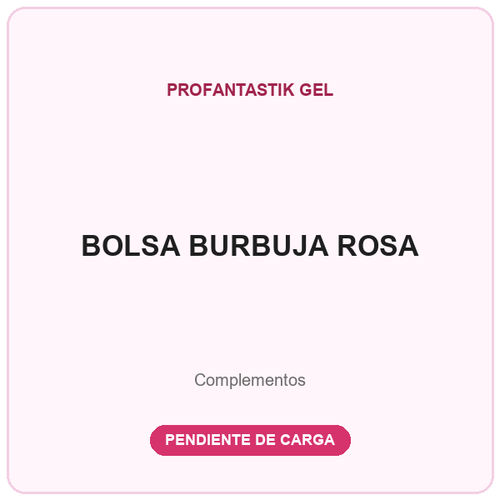 BOLSA BURBUJA ROSA