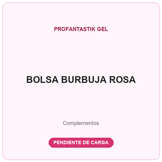 BOLSA BURBUJA ROSA