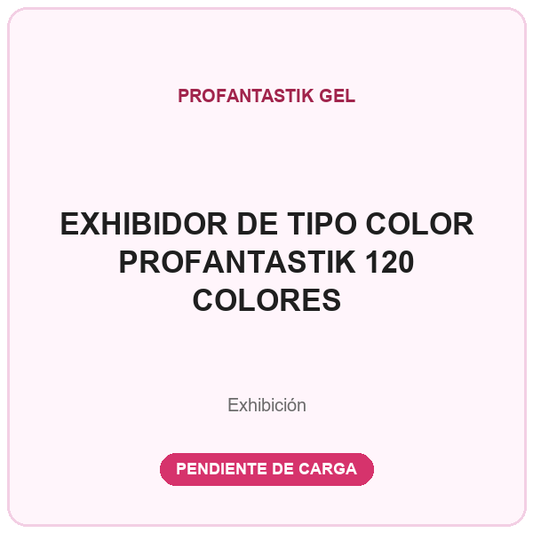 EXHIBIDOR DE TIPO COLOR PROFANTASTIK 10 COLORES