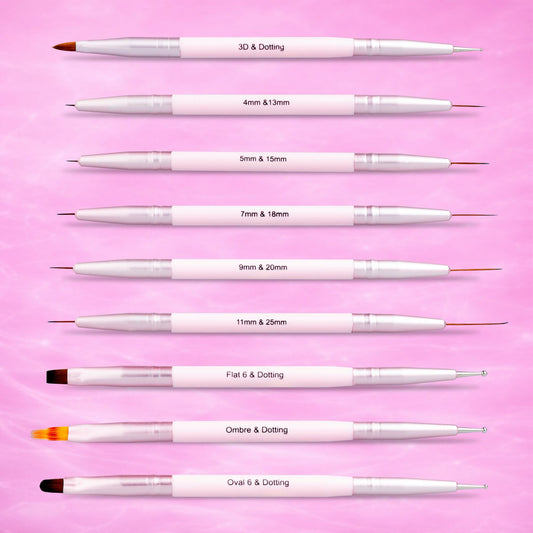 SET DE 9 PINCELES PRINCES SERIE DOBLES