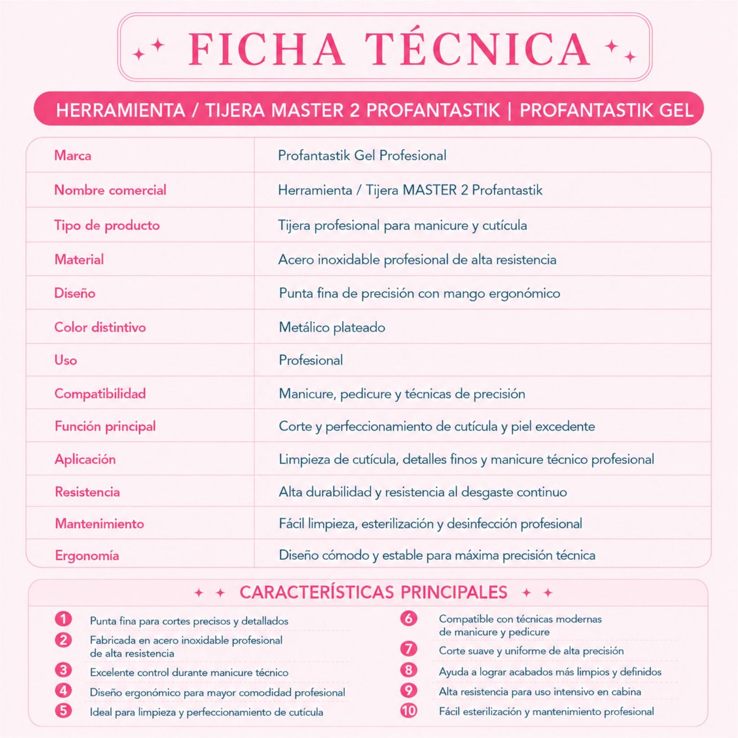 TIJERA MASTER 2
