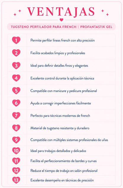 TUNGSTENO PERFILADOR PARA FRENCH